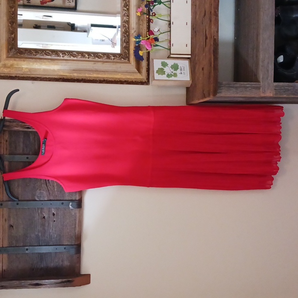 Ralph Lauren orangish red dress